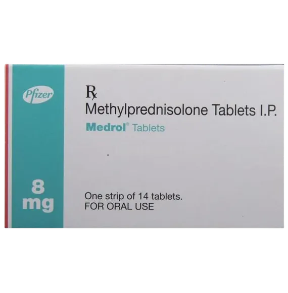 medrol 8mg tablet 14's